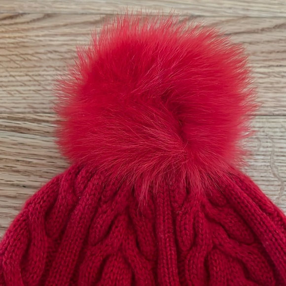 100% Cashmere Knit Beanie Hat - Picture 3 of 5